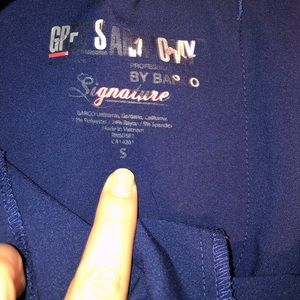 Navy Greys Anatomy Barco Scrub Pants